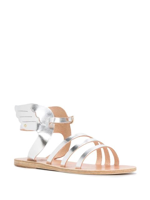 Ancient Greek Sandals gladiator sandals - Metallic