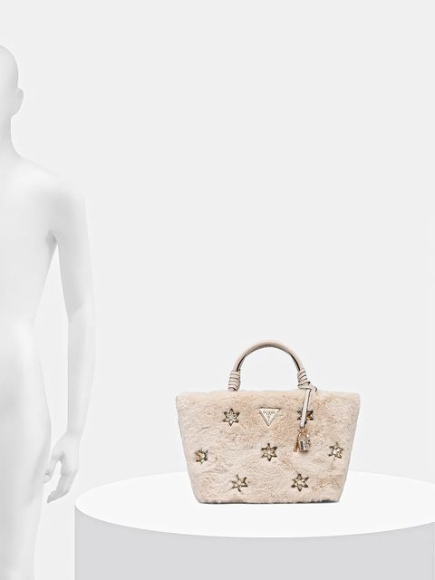 Guess torebka SHAIDA kolor beżowy HWWE81 43220