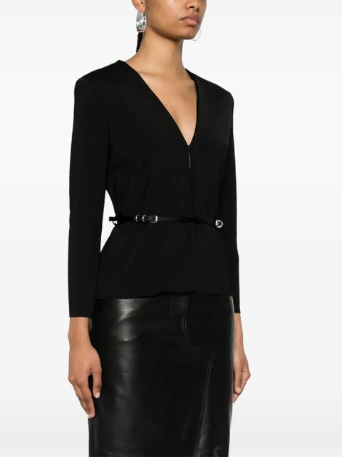 Givenchy Voyou belted jacket - Black