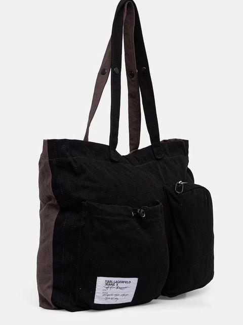 Karl Lagerfeld Jeans torebka bawełniana - zdjęcie produktu nr 1