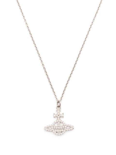 Vivienne Westwood crystal-embellished adjustable-fit necklace - Silver - zdjęcie produktu nr 1