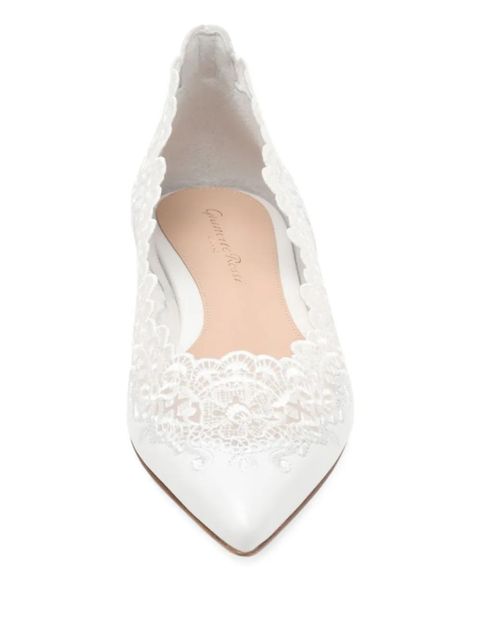 Gianvito Rossi Evie ballerina shoes - White