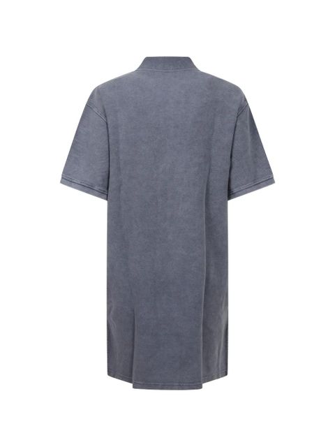 Alexander Wang logo-embroidered piqué mini dress - Grey - zdjęcie produktu nr 2