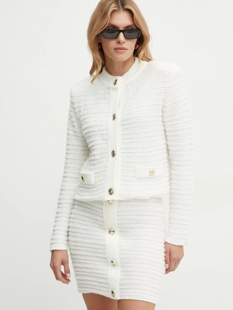 Simona Corsellini kardigan damski kolor beżowy A24CPGIO02 - zdjęcie produktu nr 1