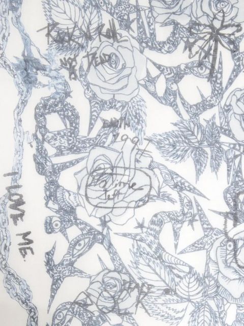 Zadig&Voltaire Kerry printed scarf - Neutrals - zdjęcie produktu nr 2