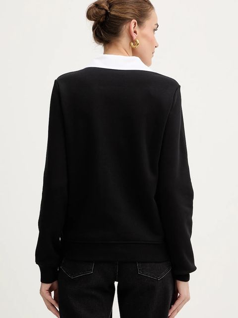 Karl Lagerfeld bluza damska kolor czarny gładka B1W20020
