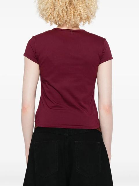 The Attico logo-embroidered cotton T-shirt - zdjęcie produktu nr 2