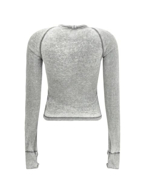 Diesel T-Ecla long-sleeve T-shirt - Grey - zdjęcie produktu nr 2