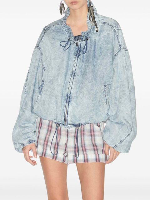 MARANT ÉTOILE Plume bomber jacket - Blue