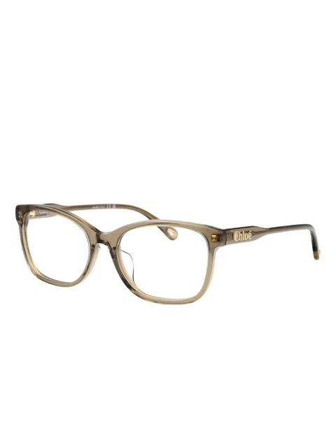 Chloé Eyewear square-frame glasses - Green - zdjęcie produktu nr 2