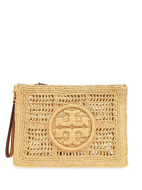 Tory Burch Ella crochet clutch bag - Neutrals - zdjęcie produktu nr 1