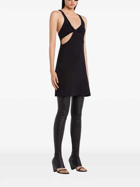 Courrèges Twist 90's mini dress - Black