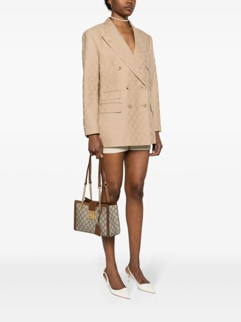 Gucci small Padlock GG shoulder bag - Neutrals