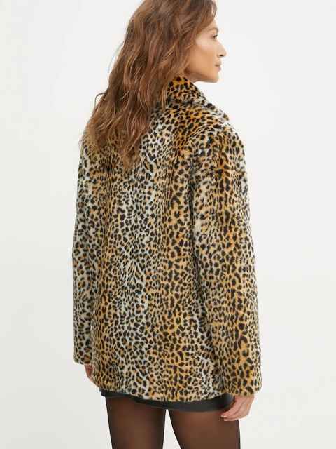 Bardot płaszcz VENTO damski kolor brązowy przejściowy dwurzędowy 59693JB - zdjęcie produktu nr 2