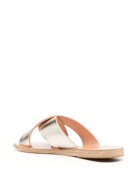 Ancient Greek Sandals Thais metallic-effect sandals - Gold