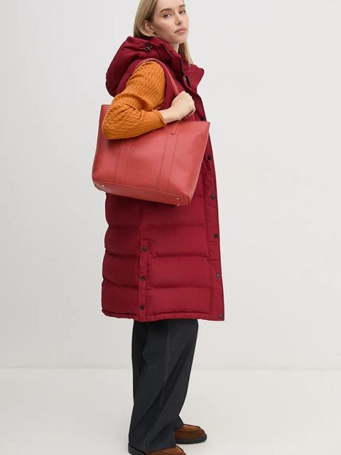 Pepe Jeans bezrękawnik BIBI VEST damski kolor pomarańczowy zimowy PL402439