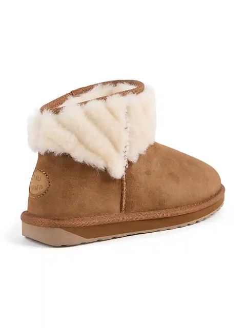 Emu Australia śniegowce zamszowe Pyke kolor brązowy W13193 - zdjęcie produktu nr 2