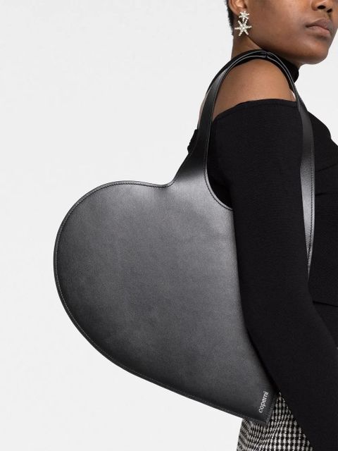 Coperni heart-shaped tote bag - Black - zdjęcie produktu nr 2