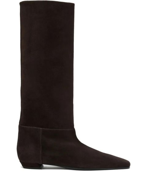 Proenza Schouler suede knee-high boots - Brown - zdjęcie produktu nr 1