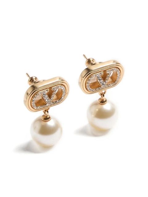 Valentino Garavani Vlogo Signature earrings - Gold