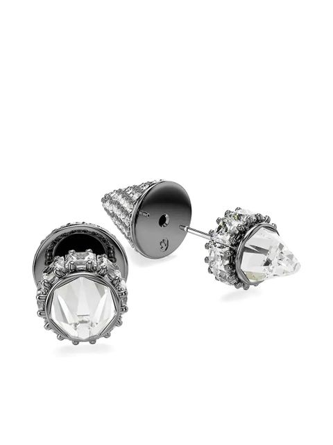 Swarovski crystal embellished earrings - Silver - zdjęcie produktu nr 2