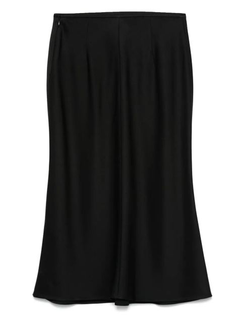 Blumarine satin midi skirt - Black - zdjęcie produktu nr 2