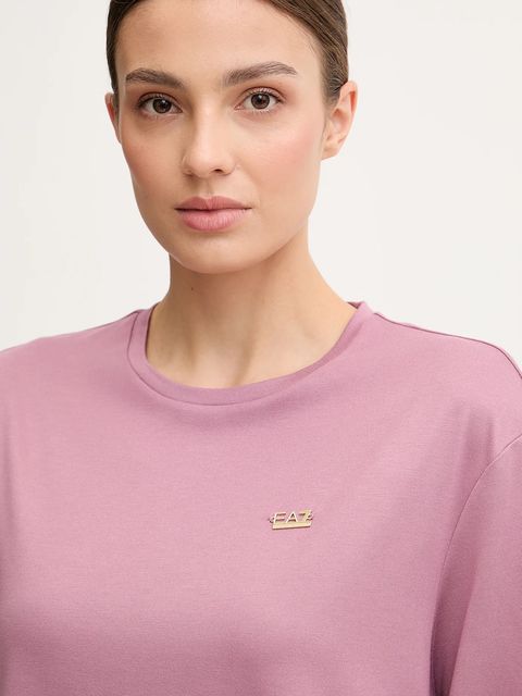 EA7 Emporio Armani t-shirt damski kolor różowy AF13919.7W000189