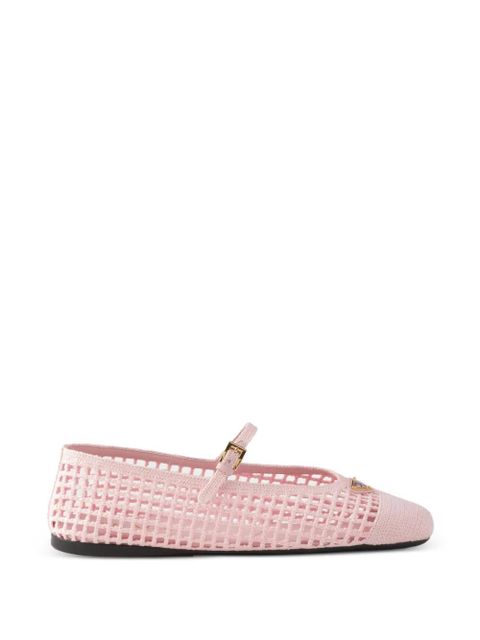 Prada crochet ballet flats - Pink - zdjęcie produktu nr 1
