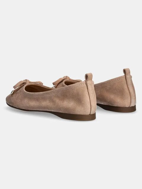 Answear.LAB baleriny zamszowe kolor brązowy