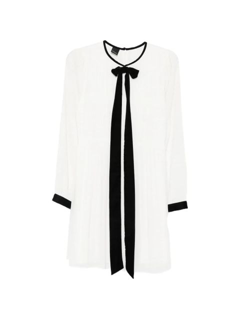 PINKO bow-detail mini dress - Neutrals - zdjęcie produktu nr 1