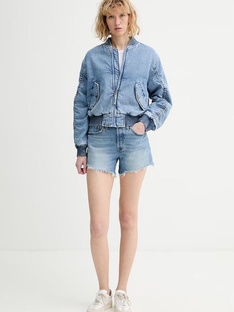 Levi's kurtka bomber jeansowa SCOUT WESTERN - zdjęcie produktu nr 1