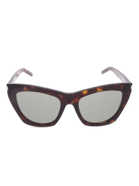 Saint Laurent Eyewear SL 214 Kate cat-eye sunglasses - Brown - zdjęcie produktu nr 1