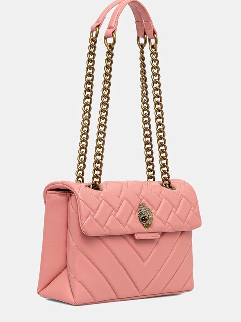 Kurt Geiger London torebka skórzana KENSINGTON kolor pomarańczowy 3586257109