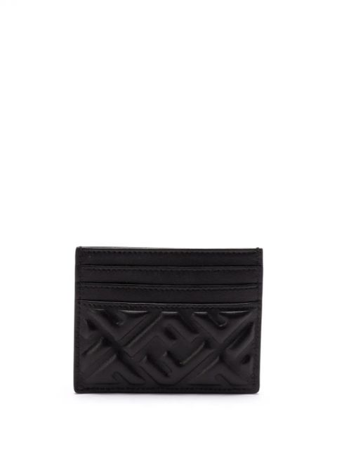 FENDI logo-embossed cardholder - Black - zdjęcie produktu nr 2