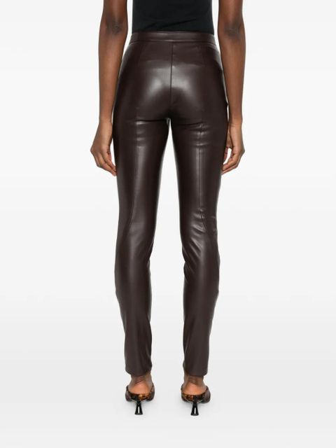 PINKO New Patitz zip-fastening trousers - Brown