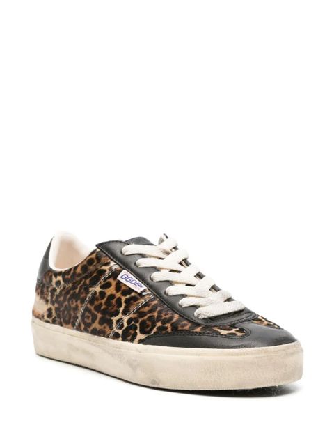 Golden Goose Soul Star cheetah-pattern sneakers - Brown
