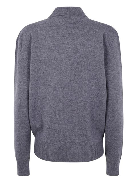 Róhe Compact polo sweater - Grey - zdjęcie produktu nr 2