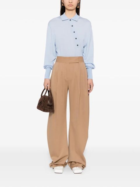 Jacquemus polo-neck bodysuit - Blue