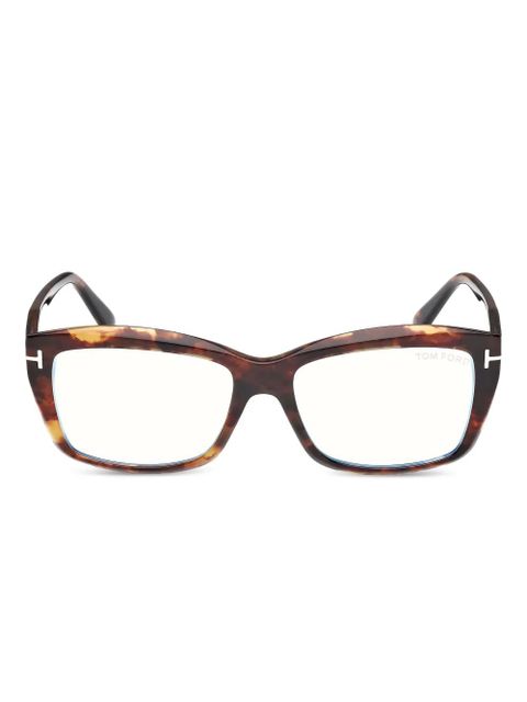 TOM FORD Eyewear square-frame glasses - Brown - zdjęcie produktu nr 1