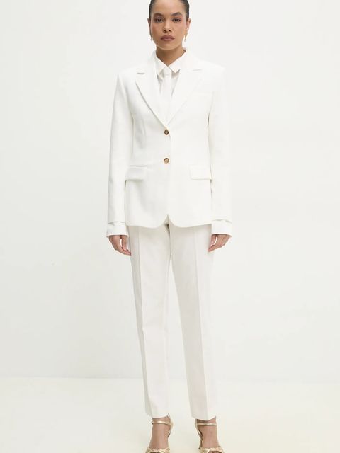 Answear.LAB spodnie garniturowe z prostą nogawką - zdjęcie produktu nr 1