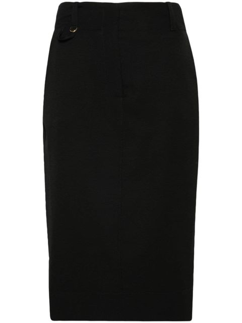Jacquemus La Jupe Bari midi skirt - Black - zdjęcie produktu nr 1