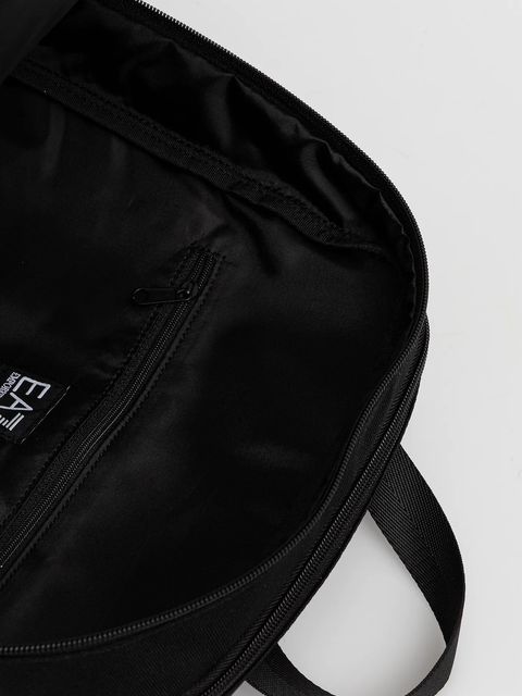 EA7 Emporio Armani plecak kolor czarny duży gładki AF19722.7X000113