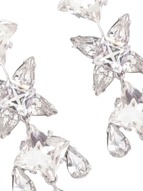 Jennifer Behr Raina crystal earrings - Silver