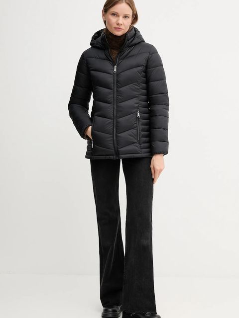 Dkny kurtka damska kolor czarny przejściowa DLEMPR20 - zdjęcie produktu nr 2