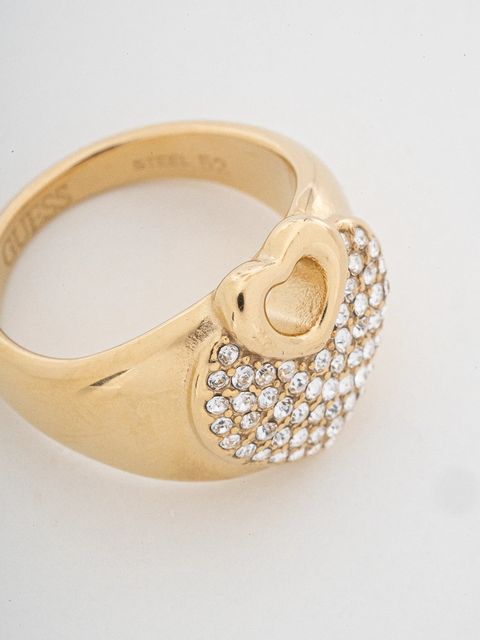 Guess pierścionek CRAZY IN LOVE JUBR05 215JW - zdjęcie produktu nr 2