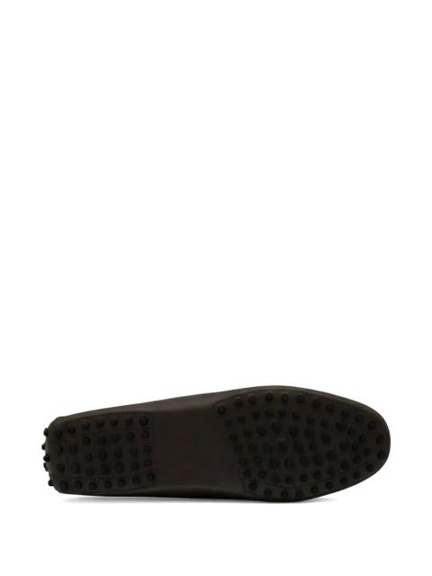 Tod's Gommini doppia T Loafers - Brown