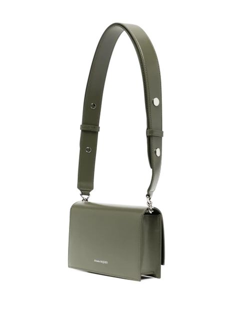 Alexander McQueen small The Biker Skull shoulder bag - Green