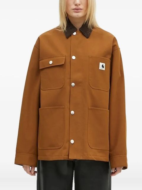 Carhartt WIP corduroy-collar pocket jacket - Brown - zdjęcie produktu nr 1