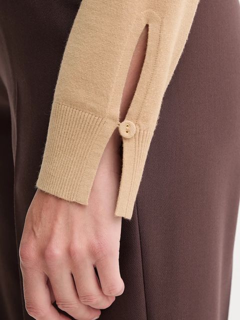 United Colors of Benetton sweter damski kolor beżowy lekki 1W2AD10E0