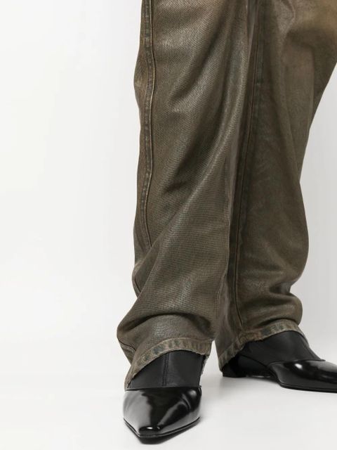 Acne Studios relaxed fit coated jeans - Brown